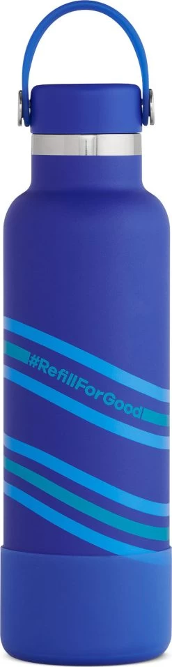Hydro Flask RefillForGood Standard Wide Mouth Bottle - Limited Edition - 21 Oz|-|Bouteille Standard RefillForGood Wide Mouth - Édition Limitée - 21 Onces -Hydro Flask Online HYD RFGS21SX458 7E 7EDetail1 20Wave