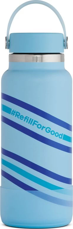 Hydro Flask RefillForGood Standard Wide Mouth Bottle - Limited Edition - 32 Oz|-|Bouteille Standard RefillForGood Wide Mouth - Édition Limitée - 32 Onces -Hydro Flask Online HYD RFGW32BTS109 7E 7EDetail1 20Geyser