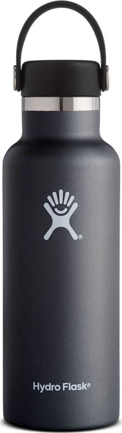 Hydro Flask Standard Mouth Bottle With Standard Flex Cap - 18 Oz|-|Bouteille à Ouverture Standard Avec Bouchon Standard Flex - 18 Onces -Hydro Flask Online HYD S18SX 7EBlack
