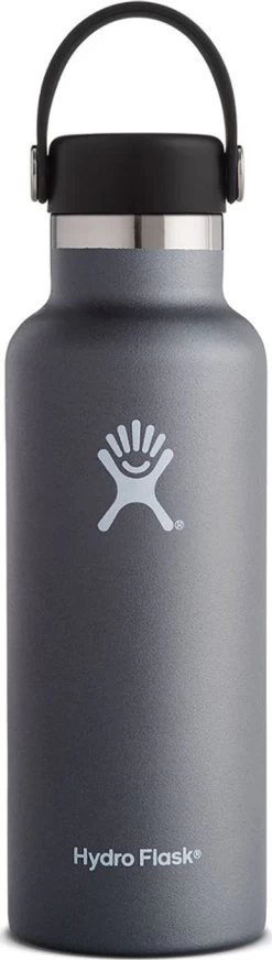 Hydro Flask Standard Mouth Bottle With Standard Flex Cap - 18 Oz|-|Bouteille à Ouverture Standard Avec Bouchon Standard Flex - 18 Onces -Hydro Flask Online HYD S18SX 7EGraphite