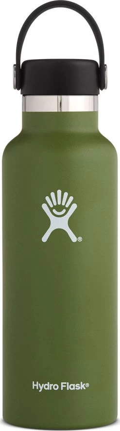 Hydro Flask Standard Mouth Bottle With Standard Flex Cap - 18 Oz|-|Bouteille à Ouverture Standard Avec Bouchon Standard Flex - 18 Onces -Hydro Flask Online HYD S18SX 7EOlive 02ce58dc c230 4e33 b49d 5371ee1c98be