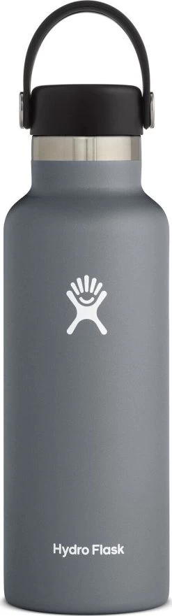 Hydro Flask Standard Mouth Bottle With Standard Flex Cap - 18 Oz|-|Bouteille à Ouverture Standard Avec Bouchon Standard Flex - 18 Onces -Hydro Flask Online HYD S18SX 7EStone