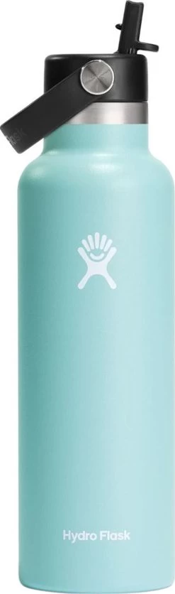 Hydro Flask Standard Mouth Bottle With Standard Flex Straw Cap - 21 Oz|-|Bouteille à Ouverture Standard Avec Bouchon Standard Avec Paille Flex - 21 Onces -Hydro Flask Online HYD S21FS 7EDew