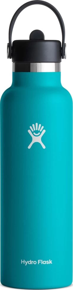 Hydro Flask Standard Mouth Bottle With Standard Flex Straw Cap - 21 Oz|-|Bouteille à Ouverture Standard Avec Bouchon Standard Avec Paille Flex - 21 Onces -Hydro Flask Online HYD S21FS 7ELaguna ac9e7c14 f9fd 415d 8afd 99014a3f0a18
