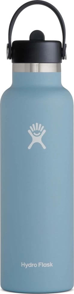 Hydro Flask Standard Mouth Bottle With Standard Flex Straw Cap - 21 Oz|-|Bouteille à Ouverture Standard Avec Bouchon Standard Avec Paille Flex - 21 Onces -Hydro Flask Online HYD S21FS 7ERain f6ab6fbf cfa5 4246 bc7b aca3cbff3072