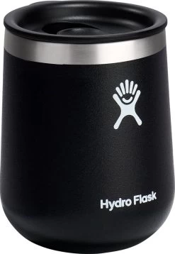 Hydro Flask Ceramic Wine Tumbler 10 Oz|-|Gobelet à Vin En Céramique 10 Onces -Hydro Flask Online HYD VC10CP 7E 7ESide2 20Black