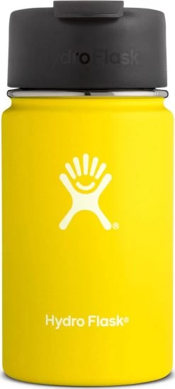 Hydro Flask Wide Mouth Bottle With Flip Lid - 12 Oz|-|Bouteille à Large Ouverture Avec Bouchon à Charnière - 12 Onces -Hydro Flask Online HYD W12FP 7ELemon 6d174bd9 b1b4 4cc4 b5ac 12e9402c3e1b