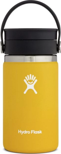 Hydro Flask Wide Mouth Bottle With Straw Sip Lid For Kids - 12 Oz|-|Bouteille Pour Enfant à Large Ouverture Et Couvercle Avec Paille Intégrée - 12 Onces -Hydro Flask Online HYD W12SWBB 7ESunflower