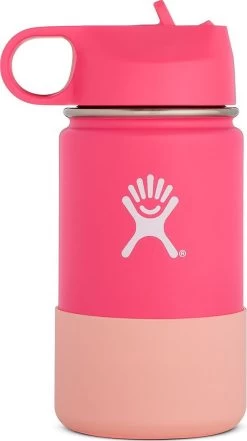 Hydro Flask Wide Mouth Bottle With Straw Sip Lid For Kids - 12 Oz|-|Bouteille Pour Enfant à Large Ouverture Et Couvercle Avec Paille Intégrée - 12 Onces