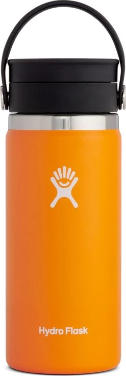 Hydro Flask Wide Mouth Bottle With Flex Sip Lid - 16 Oz|-|Bouteille à Large Ouverture Avec Bouchon Flex Sip Lid - 16 Onces -Hydro Flask Online HYD W16BC 7EClementine