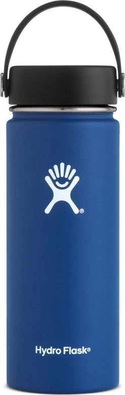 Hydro Flask Wide Mouth Bottle With Flex Sip Lid - 16 Oz|-|Bouteille à Large Ouverture Avec Bouchon Flex Sip Lid - 16 Onces -Hydro Flask Online HYD W16BC 7ECobalt