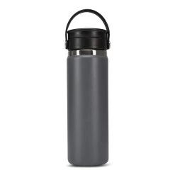 Hydro Flask Wide Mouth Bottle With Flex Sip Lid - 20 Oz|-|Bouteille à Large Ouverture Avec Bouchon Flex Sip Lid - 20 Onces -Hydro Flask Online HYD W20BC 7E 7EStudio 20Back 20Stone