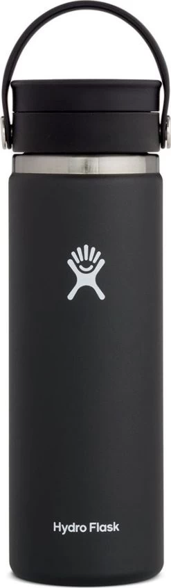 Hydro Flask Wide Mouth Bottle With Flex Sip Lid - 20 Oz|-|Bouteille à Large Ouverture Avec Bouchon Flex Sip Lid - 20 Onces -Hydro Flask Online HYD W20BC Black