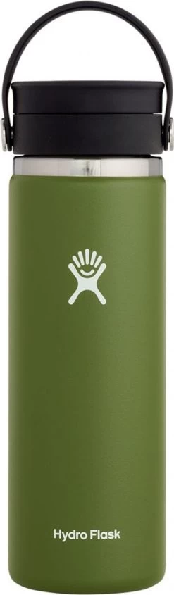 Hydro Flask Wide Mouth Bottle With Flex Sip Lid - 20 Oz|-|Bouteille à Large Ouverture Avec Bouchon Flex Sip Lid - 20 Onces -Hydro Flask Online HYD W20BC Olive
