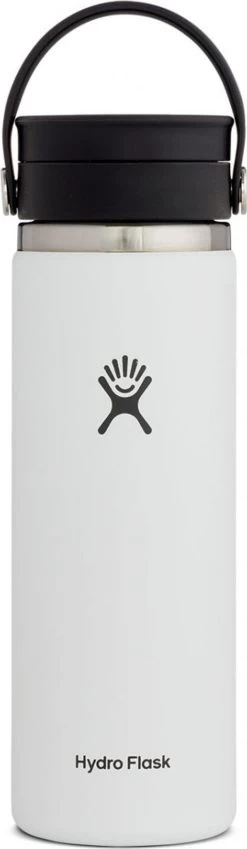 Hydro Flask Wide Mouth Bottle With Flex Sip Lid - 20 Oz|-|Bouteille à Large Ouverture Avec Bouchon Flex Sip Lid - 20 Onces -Hydro Flask Online HYD W20BC White