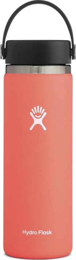 Hydro Flask Wide Mouth Bottle With Flex Cap - 20 Oz|-|Bouteille à Large Ouverture Avec Bouchon Flex - 20 Onces -Hydro Flask Online HYD W20BTS 7EHibiscus
