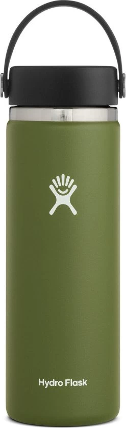 Hydro Flask Wide Mouth Bottle With Flex Cap - 20 Oz|-|Bouteille à Large Ouverture Avec Bouchon Flex - 20 Onces -Hydro Flask Online HYD W20BTS 7EOlive