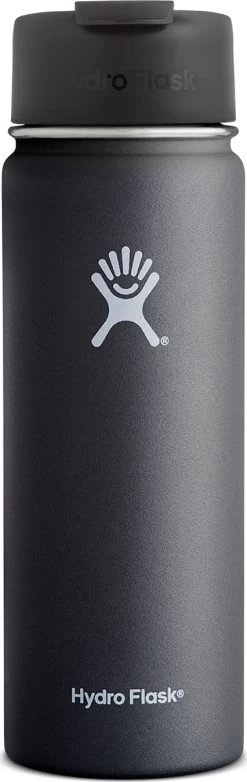 Hydro Flask 20 Oz Wide Mouth - Flip Lid Bottle|-|Bouteille Hydro Flask 20 Oz Grand Goulot - Bouchon à Charnière -Hydro Flask Online HYD W20FP 7EBlack 28cbc1cd 78b8 4d27 887d b83ea126a61c