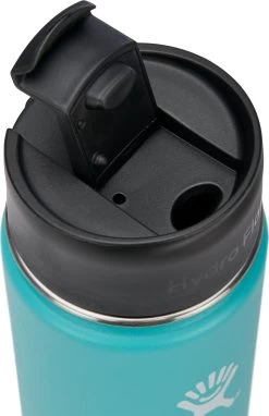 Hydro Flask 20 Oz Wide Mouth - Flip Lid Bottle|-|Bouteille Hydro Flask 20 Oz Grand Goulot - Bouchon à Charnière -Hydro Flask Online HYD W20FP 7E 7EStudio 20open 20Mint