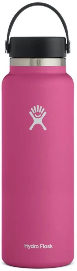 Hydro Flask Wide Mouth Bottle With Flex Cap - 40 Oz|-|Bouteille à Large Ouverture Avec Bouchon Flex - 40 Onces -Hydro Flask Online HYD W40BTS 7ECarnation
