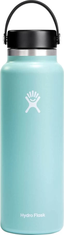 Hydro Flask Wide Mouth Bottle With Flex Cap - 40 Oz|-|Bouteille à Large Ouverture Avec Bouchon Flex - 40 Onces -Hydro Flask Online HYD W40BTS 7EDew
