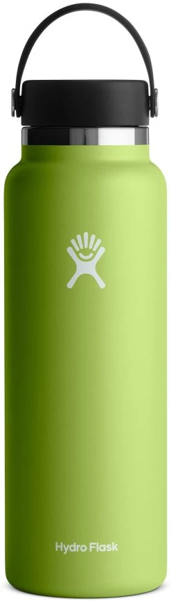 Hydro Flask Wide Mouth Bottle With Flex Cap - 40 Oz|-|Bouteille à Large Ouverture Avec Bouchon Flex - 40 Onces -Hydro Flask Online HYD W40BTS 7ESeagrass