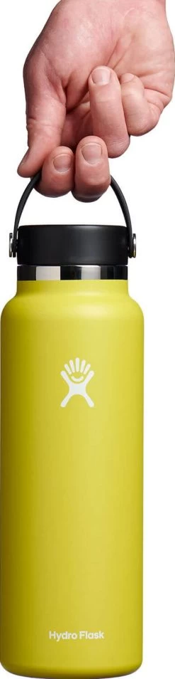 Hydro Flask Wide Mouth Bottle With Flex Cap - 40 Oz|-|Bouteille à Large Ouverture Avec Bouchon Flex - 40 Onces -Hydro Flask Online HYD W40BTS 7E 7EFront 20Cactus