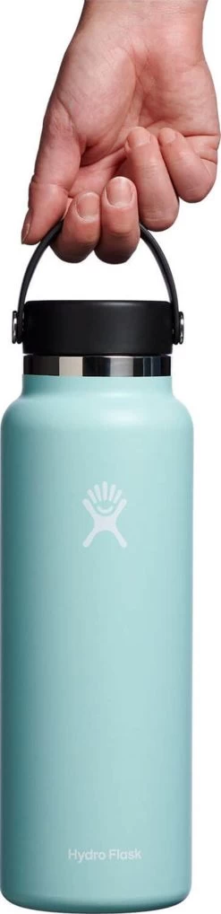 Hydro Flask Wide Mouth Bottle With Flex Cap - 40 Oz|-|Bouteille à Large Ouverture Avec Bouchon Flex - 40 Onces -Hydro Flask Online HYD W40BTS 7E 7EFront 20Dew