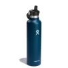 Hydro Flask 24 Oz Standard Flex Straw Cap -Hydro Flask Online opplanet hydro flask 24 oz standard flex straw cap indigo 24 oz s24fs464 main