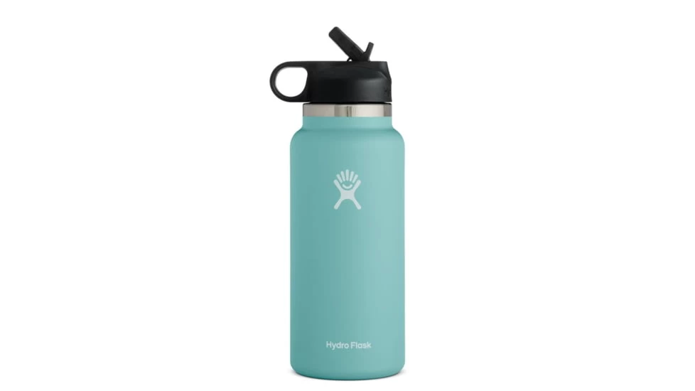 Hydro Flask 32 Oz. Wide Mouth Flask W/ Flex Straw Lid 3 Hydro Flask 32 Oz. Wide Mouth Flask W/ Flex Straw Lid
