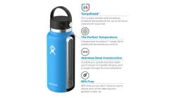 Hydro Flask 32oz Wide Mouth Flask -Hydro Flask Online opplanet hydro flask wide mouth flask pacific 32 oz w32bts415 usage 1