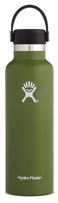 Hydro Flask 21 Oz Standard Mouth Water Bottle - Olive
