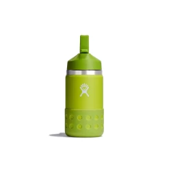 Hydro Flask 12 Oz Kids' Wide Mouth Bottle With Straw Lid - Firefly
