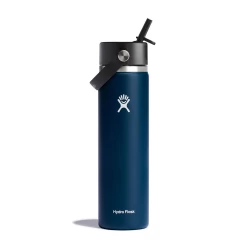 Hydro Flask 24 Oz Wide Mouth Bottle With Flex Straw Cap - Indigo