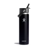 Hydro Flask 24 Oz Wide Mouth Bottle With Flex Straw Cap - Black 2 Hydro Flask 24 Oz Wide Mouth Bottle With Flex Straw Cap - Black -Hydro Flask Online w24bfs001 black a 53949.1681829045
