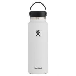 Hydro Flask 40 Oz Wide Mouth Bottle - White